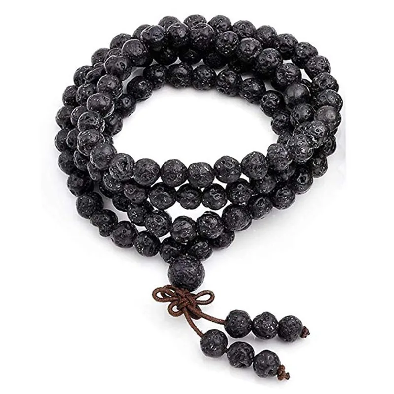 mythstone natural lava rock 108 beads protection bracelet mythstone natural lava rock 108 beads protection bracelet