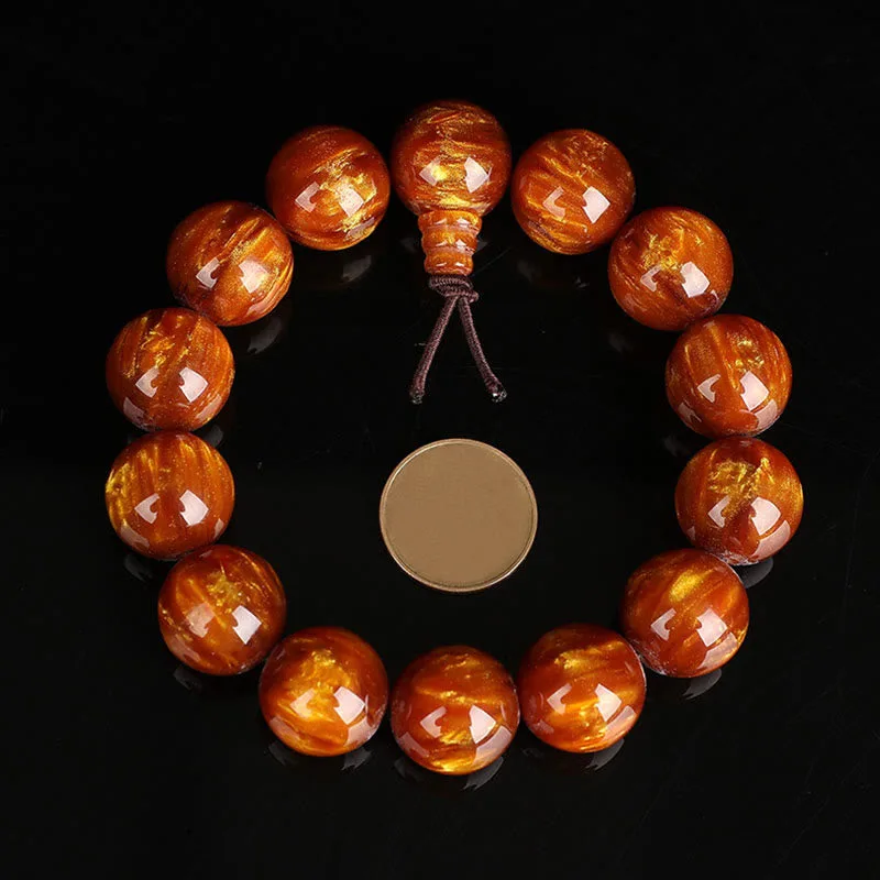 mythstone golden sea willow success positive bracelet mala mythstone golden sea willow success positive bracelet mala