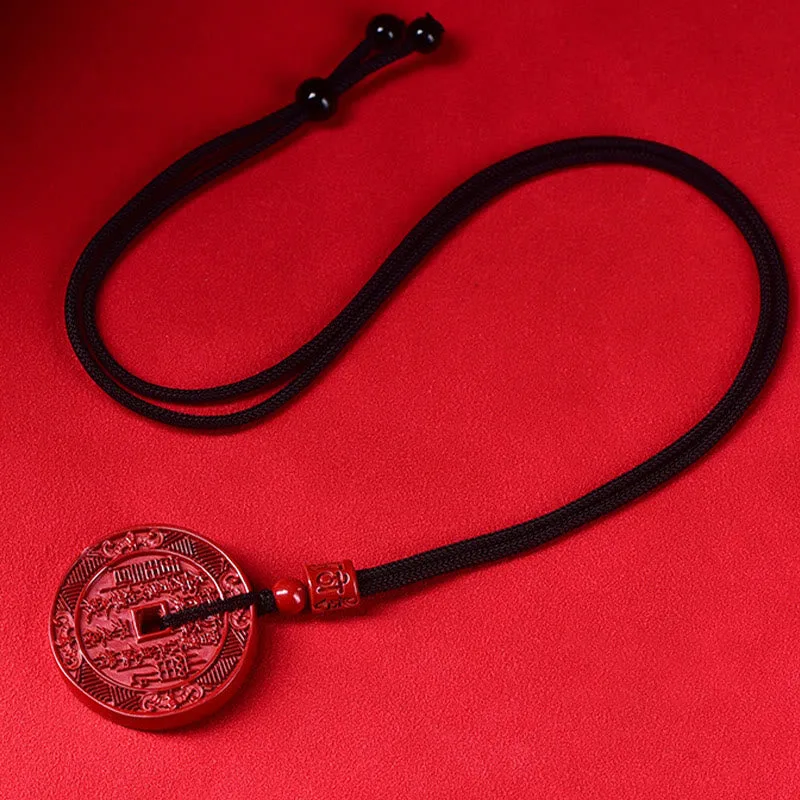 mythstone natural cinnabar mountain ghosts spend money bagua blessing necklace pendant key chain mythstone natural cinnabar mountain ghosts spend money bagua blessing necklace pendant key chain