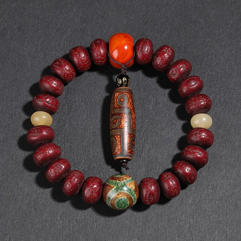 mythstone tibet bodhi seed dzi bead dancing lion luck bracelet wrist mala mythstone tibet bodhi seed dzi bead dancing lion luck bracelet wrist mala