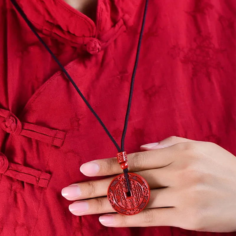 mythstone natural cinnabar mountain ghosts spend money bagua blessing necklace pendant key chain mythstone natural cinnabar mountain ghosts spend money bagua blessing necklace pendant key chain