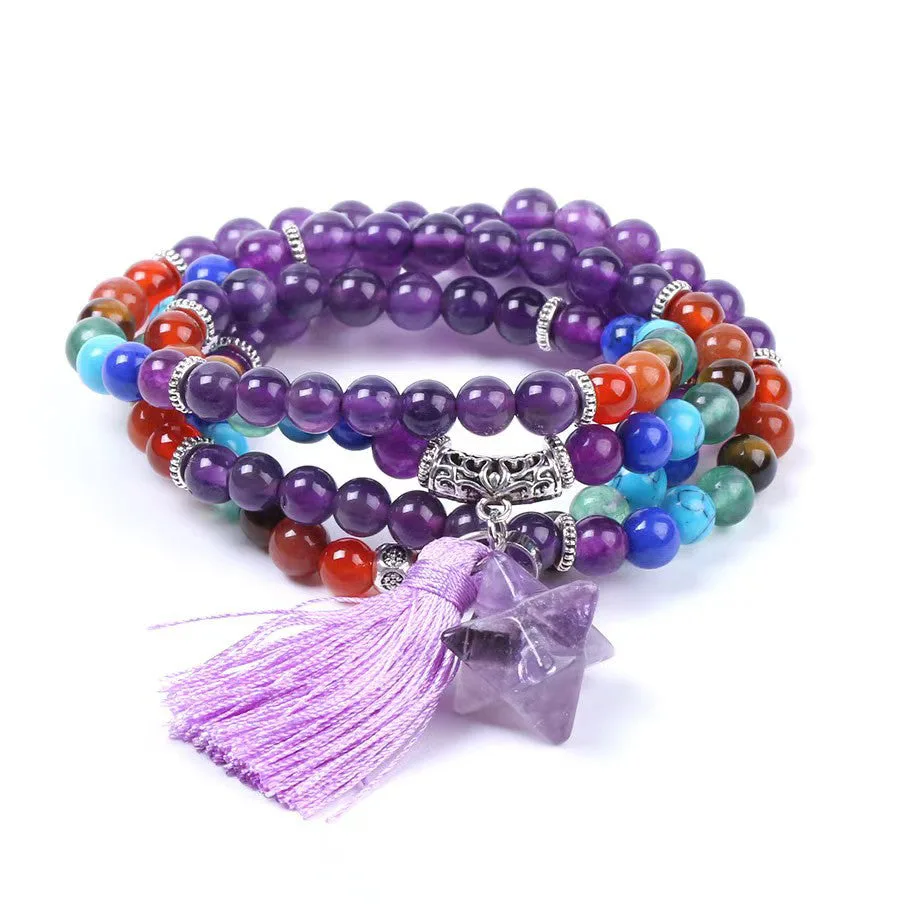 mythstone 108 mala beads rhodonite blue crystal lazulite healing bracelet mythstone 108 mala beads rhodonite blue crystal lazulite healing bracelet