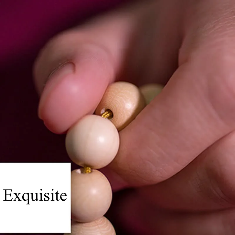 mythstone natural abelia biflora wood blessing wrist mala mythstone natural abelia biflora wood blessing wrist mala