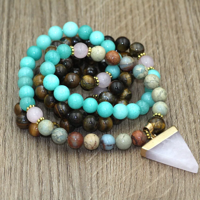 mythstone 108 beads natural stone tiger eye mala healing bracelet mythstone 108 beads natural stone tiger eye mala healing bracelet