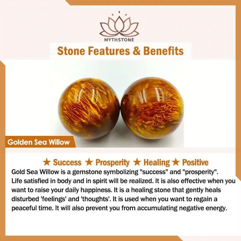 mythstone golden sea willow success positive bracelet mala mythstone golden sea willow success positive bracelet mala