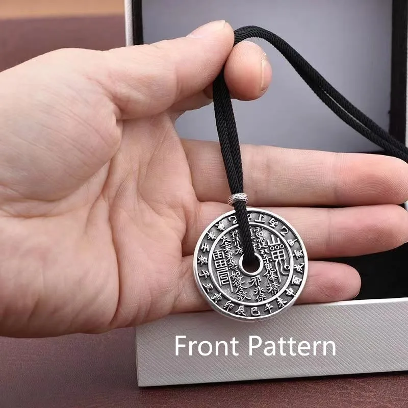 mythstone mountain ghosts spend money bagua design copper coin harmony necklace pendant mythstone mountain ghosts spend money bagua design copper coin harmony necklace pendant