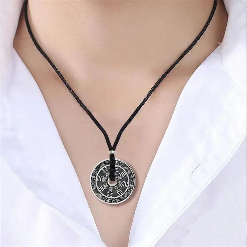 mythstone mountain ghosts spend money bagua design copper coin harmony necklace pendant mythstone mountain ghosts spend money bagua design copper coin harmony necklace pendant