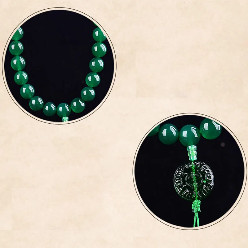 mythstone natural green agate wrist mala manifestation pocket mala car decoration mythstone natural green agate wrist mala manifestation pocket mala car decoration