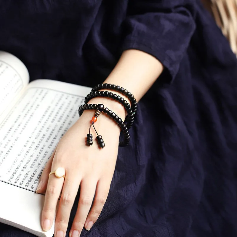 mythstone 108 mala beads agarwood jade strength calm bracelet mythstone 108 mala beads agarwood jade strength calm bracelet