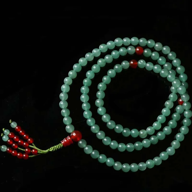 mythstone 108 beads green aventurine red agate luck mala bracelet mythstone 108 beads green aventurine red agate luck mala bracelet