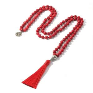 108 Mala Beads Prayer Necklace for Yoga and Meditation